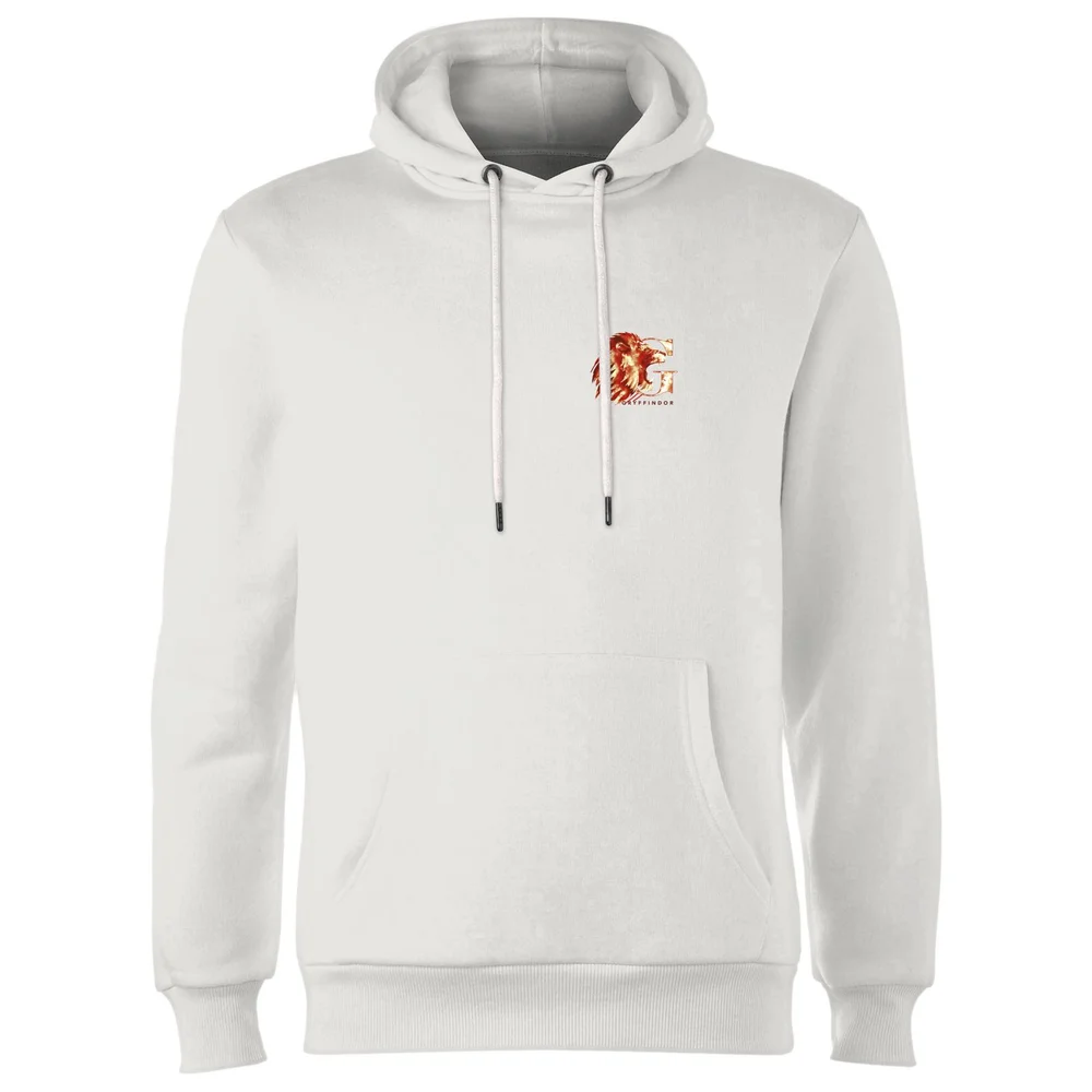 Harry Potter Gryffindor Hoodie - White - S Afbeelding 1