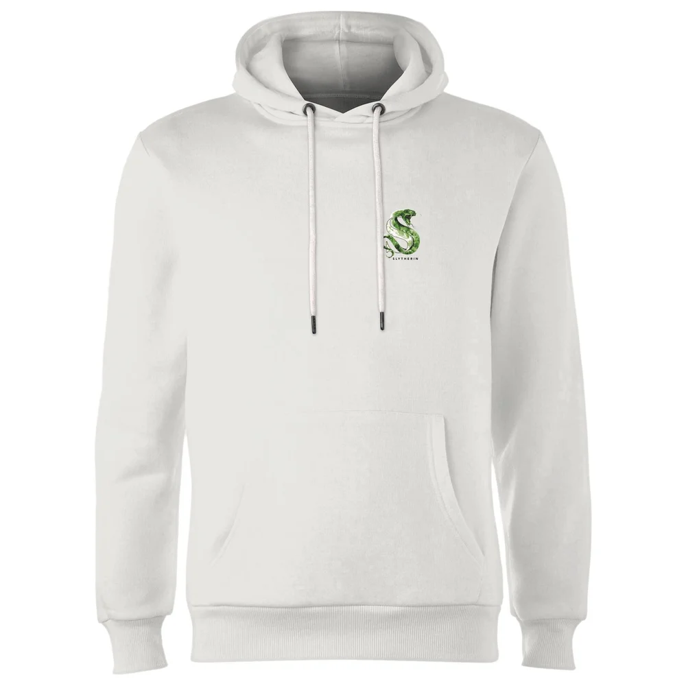 Harry Potter Slytherin Hoodie - White - S Afbeelding 1