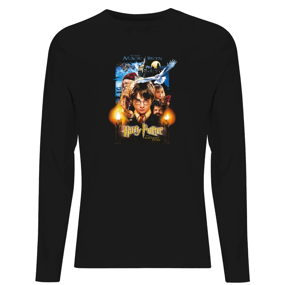 Harry Potter The Sorcerer's Stone Unisex Long Sleeve T-Shirt - Black - S Afbeelding 1