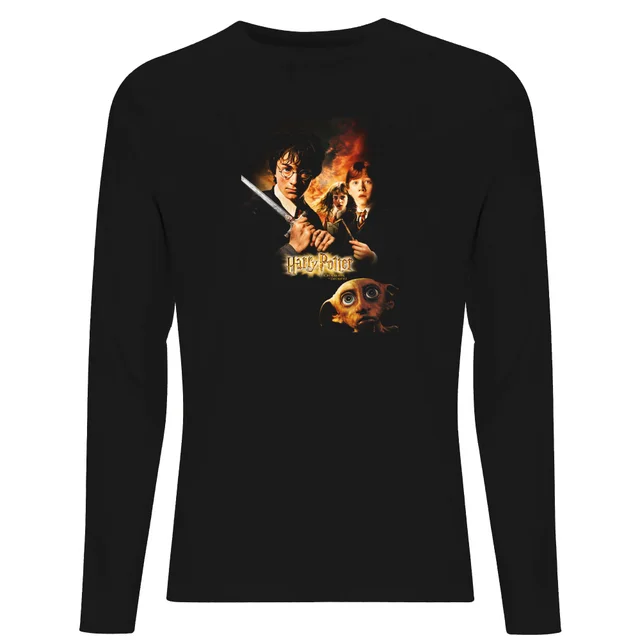 Harry Potter Chamber Of Secrets Unisex Long Sleeve T-Shirt - Black