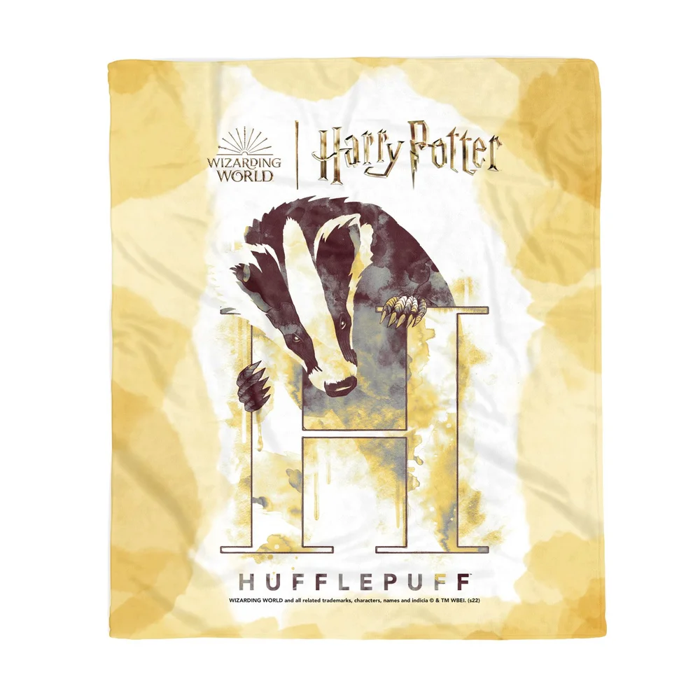 Harry Potter Hufflepuff Fleece Blanket - M Afbeelding 1