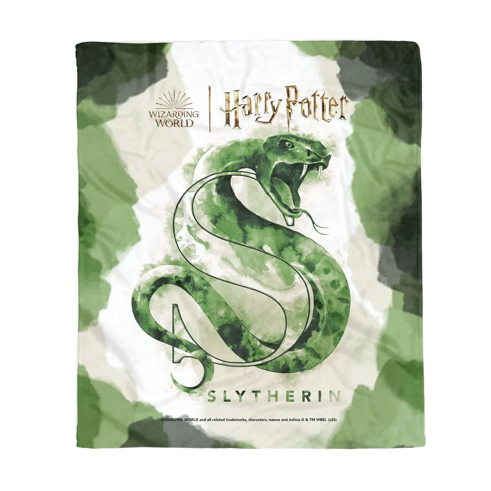 Harry Potter Slytherin Fleece Blanket - M Afbeelding 1