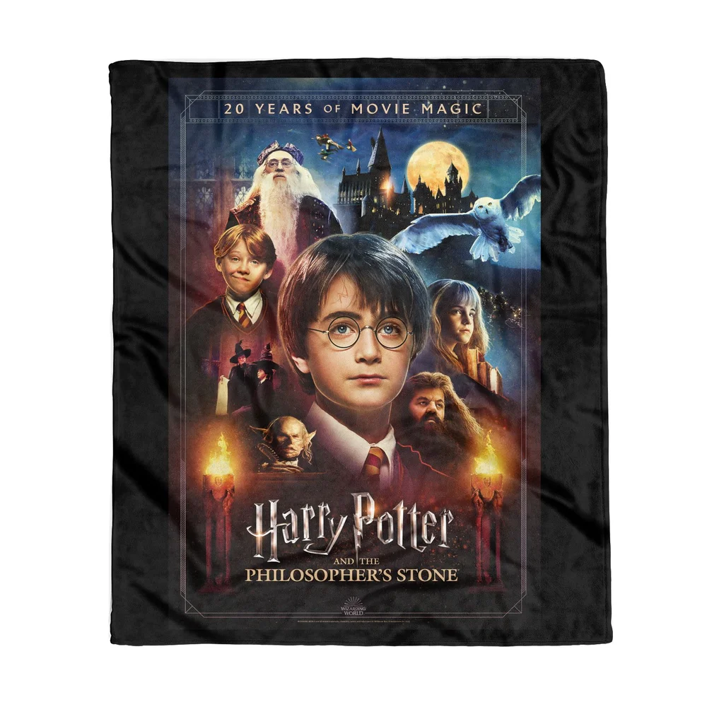 Harry Potter Philosopher's Stone Fleece Blanket - M Afbeelding 1