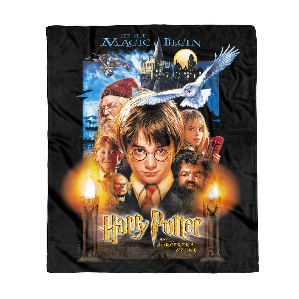 Harry Potter Sorcerer's Stone Fleece Blanket - L Afbeelding 1