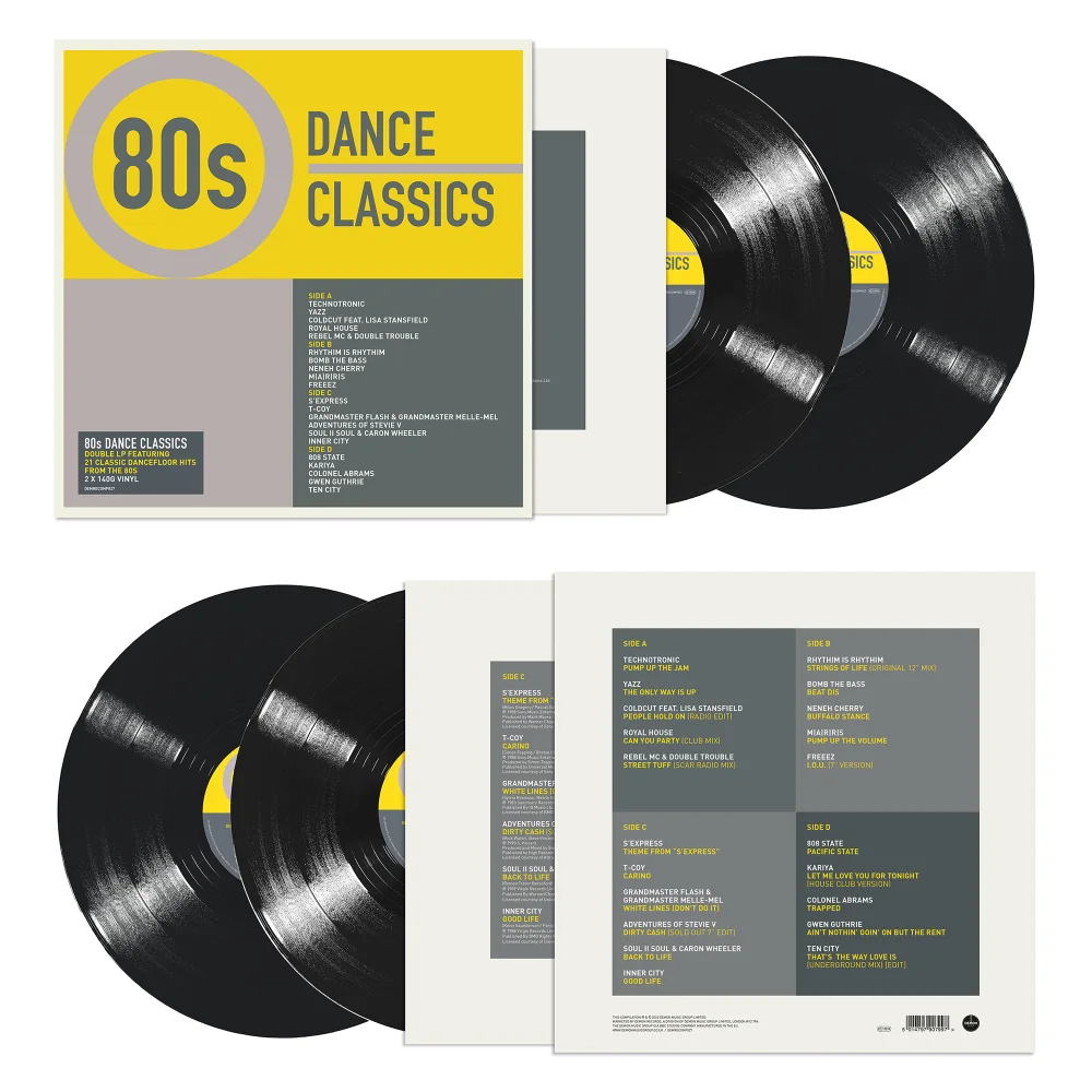 Various Artists - 80s Dance Classics (140g Black Vinyl) Afbeelding 1