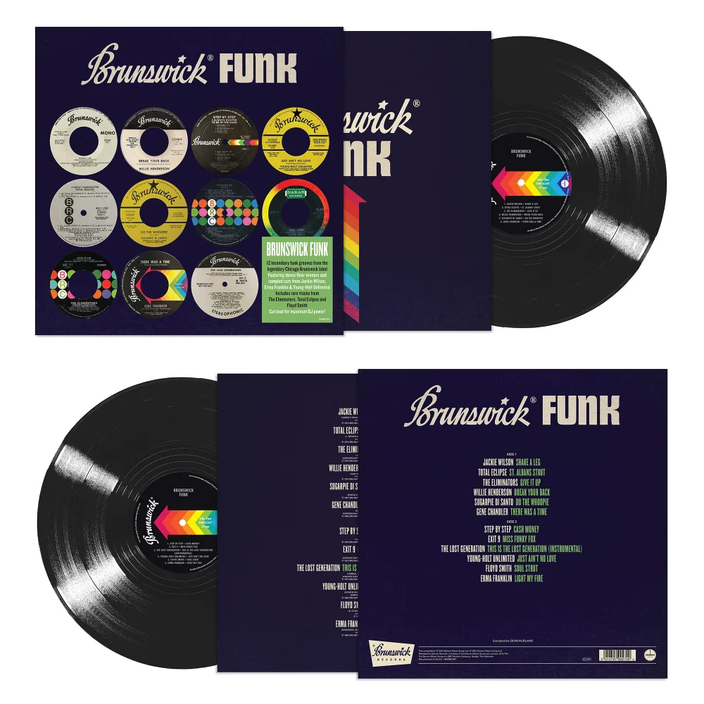 Various Artists - Brunswick Funk (140g Black Vinyl) Afbeelding 1