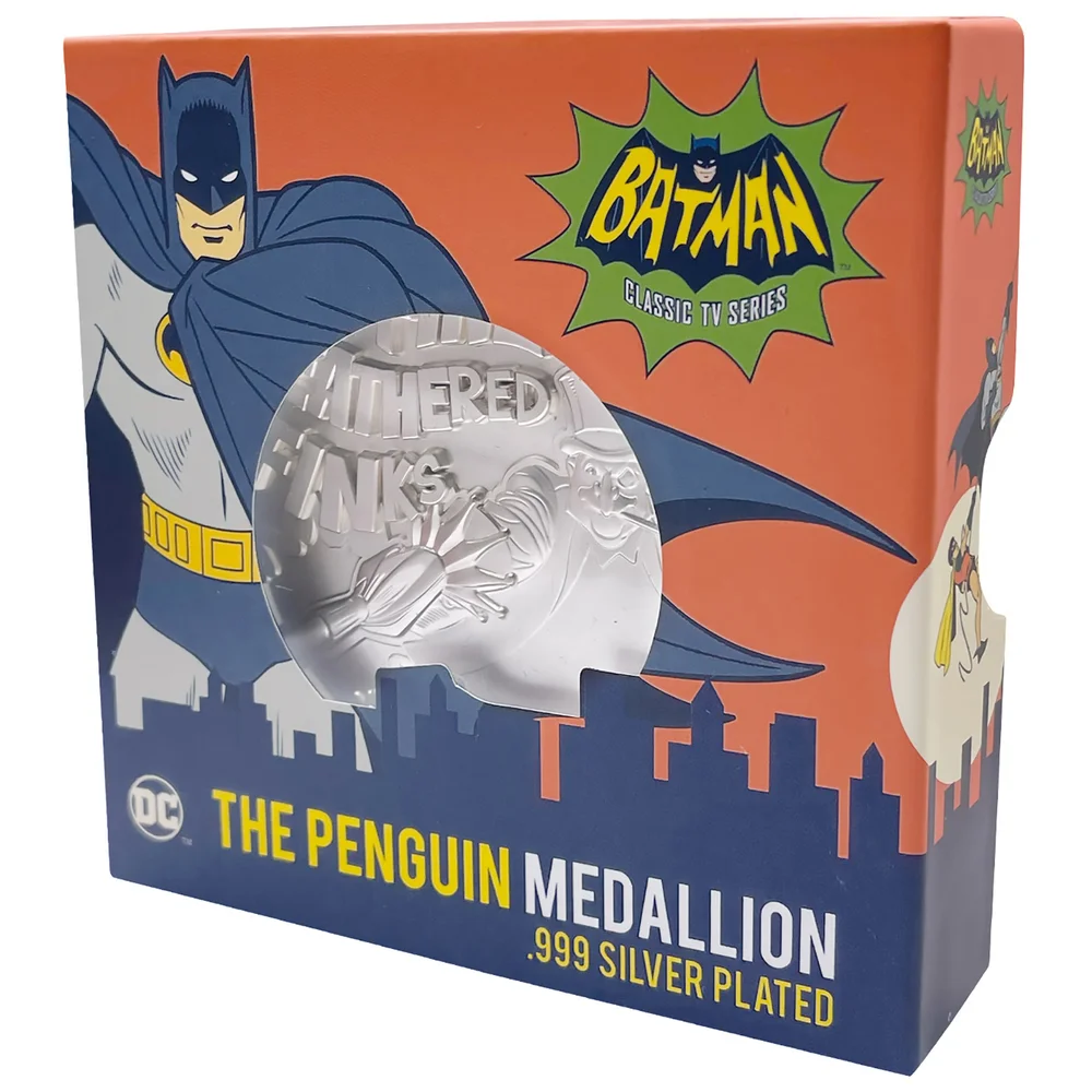 Fanattik The Penguin .999 Silver Plated Medallion Afbeelding 1