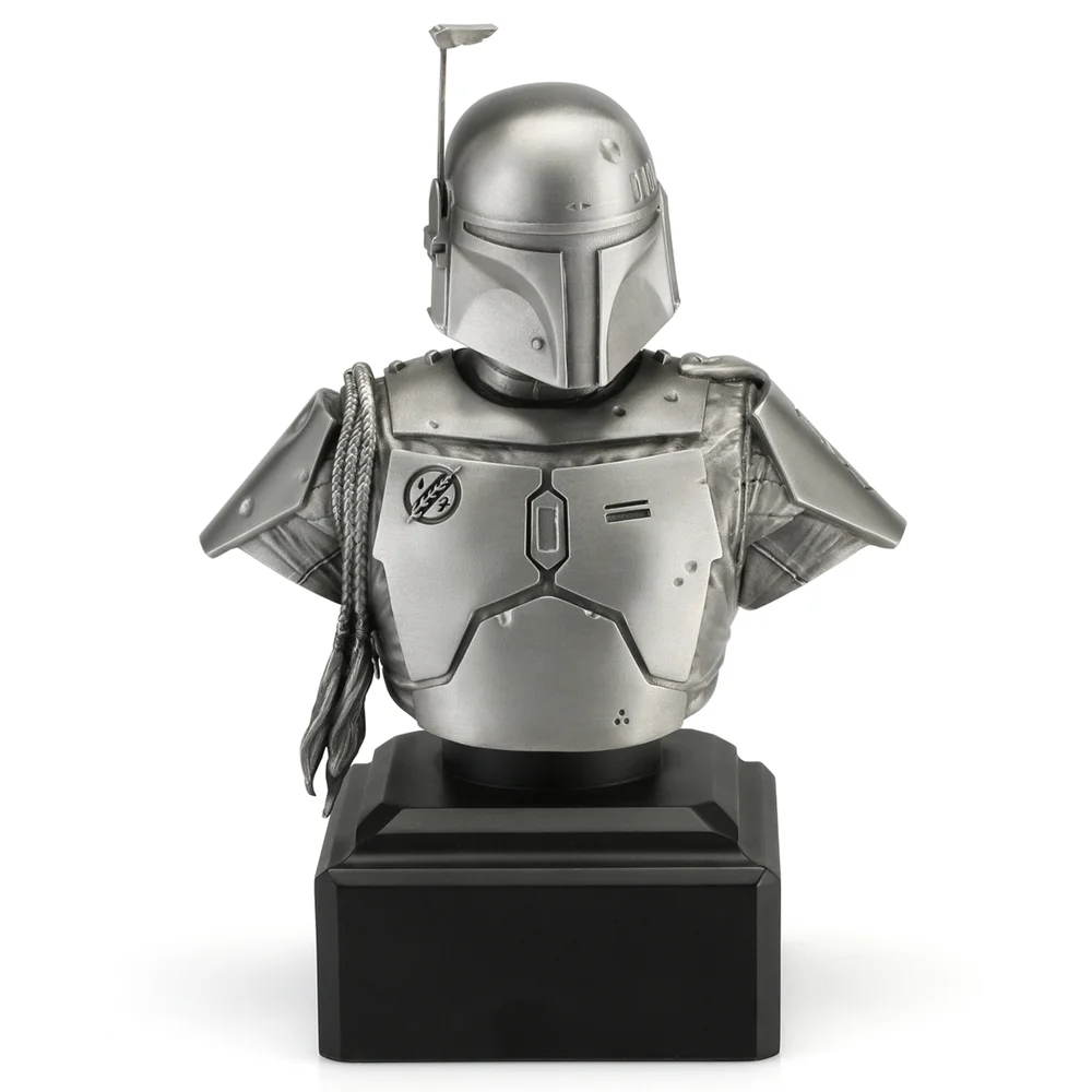 Royal Selangor Limited Edition Star Wars Boba Fett Pewter Bust (800 Pieces Worldwide) Afbeelding 1