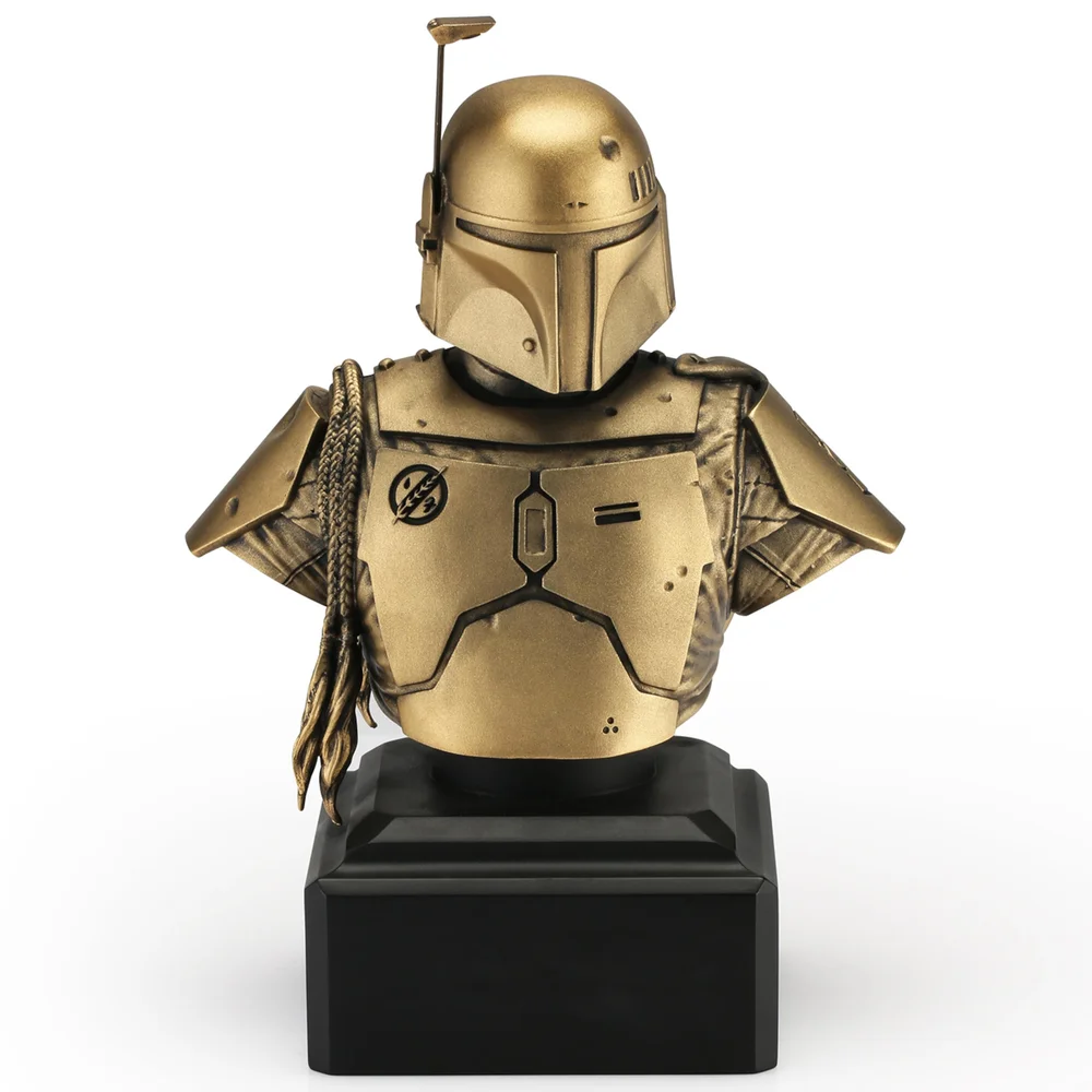Royal Selangor Limited Edition Star Wars Boba Fett Gilt Bust (800 Pieces Worldwide) Afbeelding 1