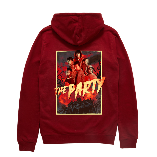 Stranger Things Alternatief logosweatshirt - Burgundy