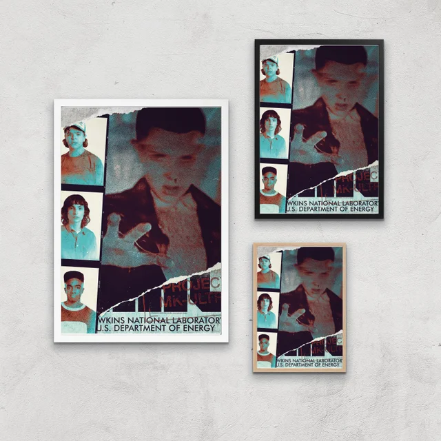 Stranger Things Nationaal Laboratorium Giclée kunstdruk