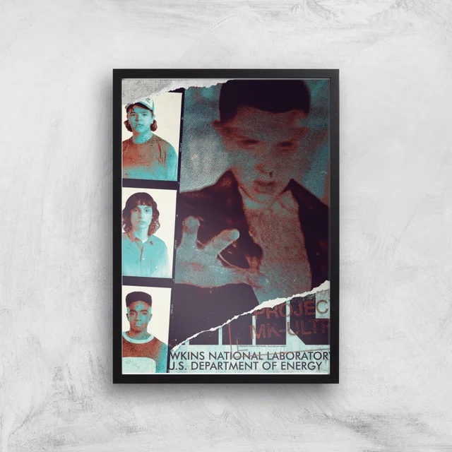 Stranger Things Nationaal Laboratorium Giclée kunstdruk