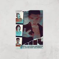 Stranger Things Nationaal Laboratorium Giclée kunstdruk