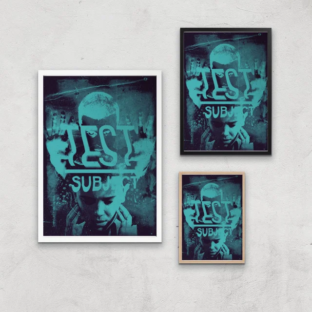 Giclée art print van de Stranger Things proefpersonen