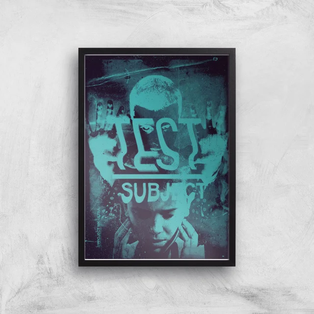 Giclée art print van de Stranger Things proefpersonen