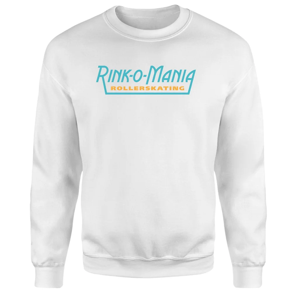Stranger Things Rollerskating Sweatshirt - Wit - S Afbeelding 1