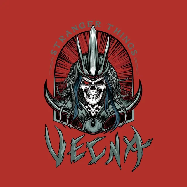 Stranger Things Vecna Unisex T-shirt - Rood