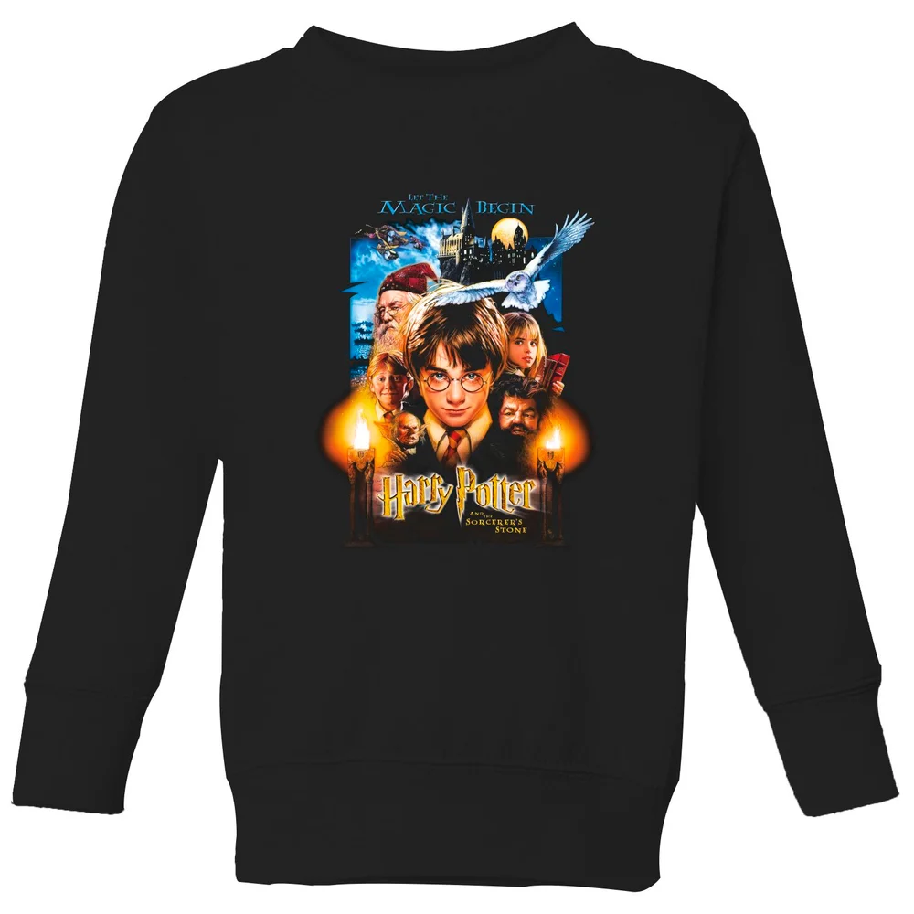 Harry Potter The Sorcerer's Stone Kids' Sweatshirt - Black - 98/104 (3-4 jaar) Afbeelding 1