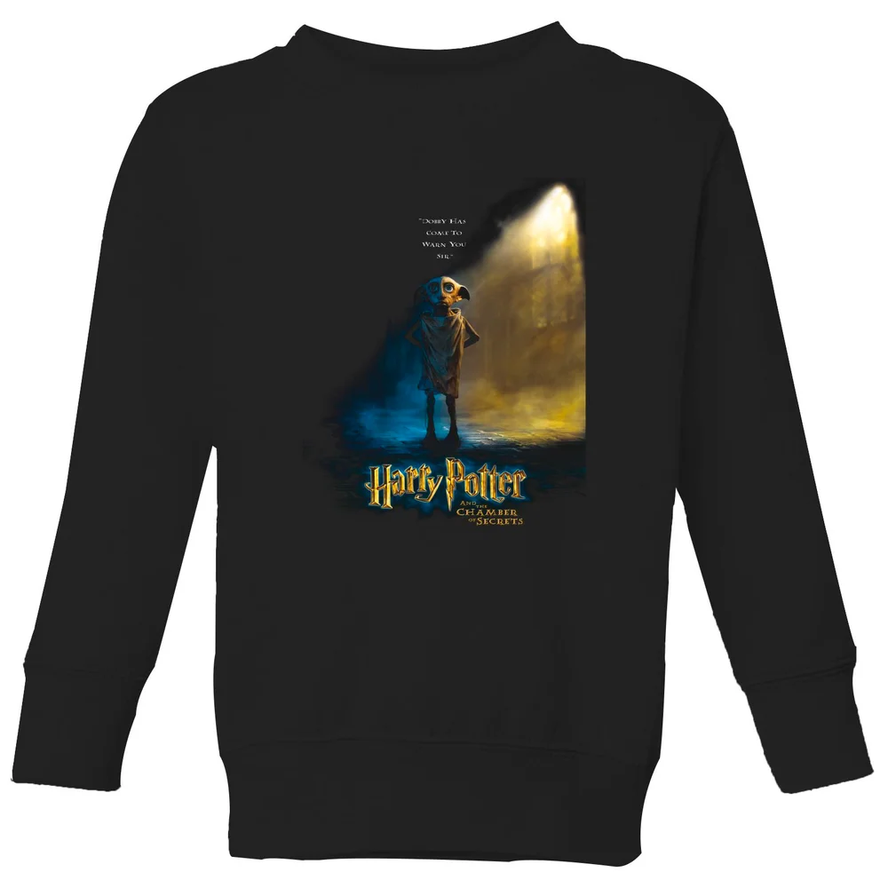 Harry Potter Chamber Of Secrets - Dobby Kids' Sweatshirt - Black - 98/104 (3-4 jaar) Afbeelding 1