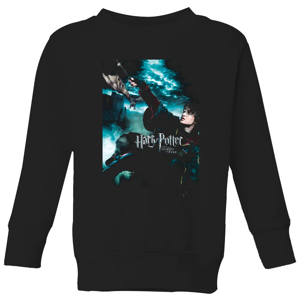 Harry Potter Goblet Of Fire Kids' Sweatshirt - Black - 98/104 (3-4 jaar) Afbeelding 1