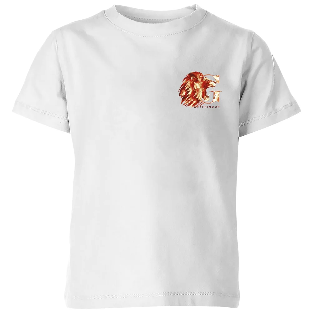 Harry Potter Gryffindor Kids' T-Shirt - White - 98/104 (3-4 jaar) Afbeelding 1