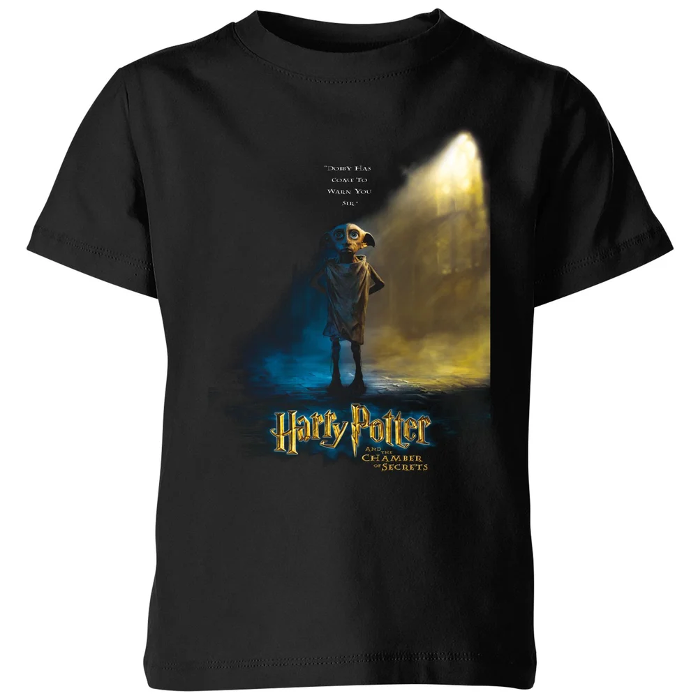 Harry Potter Chamber Of Secrets - Dobby Kids' T-Shirt - Black - 98/104 (3-4 jaar) Afbeelding 1
