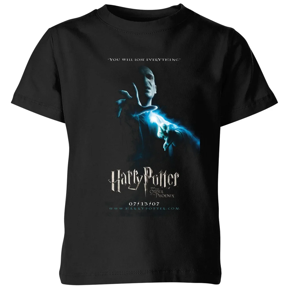 Harry Potter Order Of The Phoenix Kids' T-Shirt - Black - 98/104 (3-4 jaar) Afbeelding 1