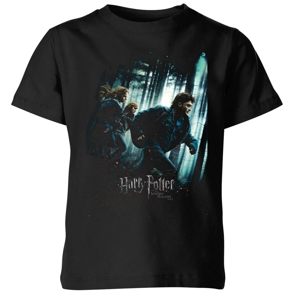 Harry Potter Deathly Hallows Part 1 Kids' T-Shirt - Black - 98/104 (3-4 jaar) Afbeelding 1