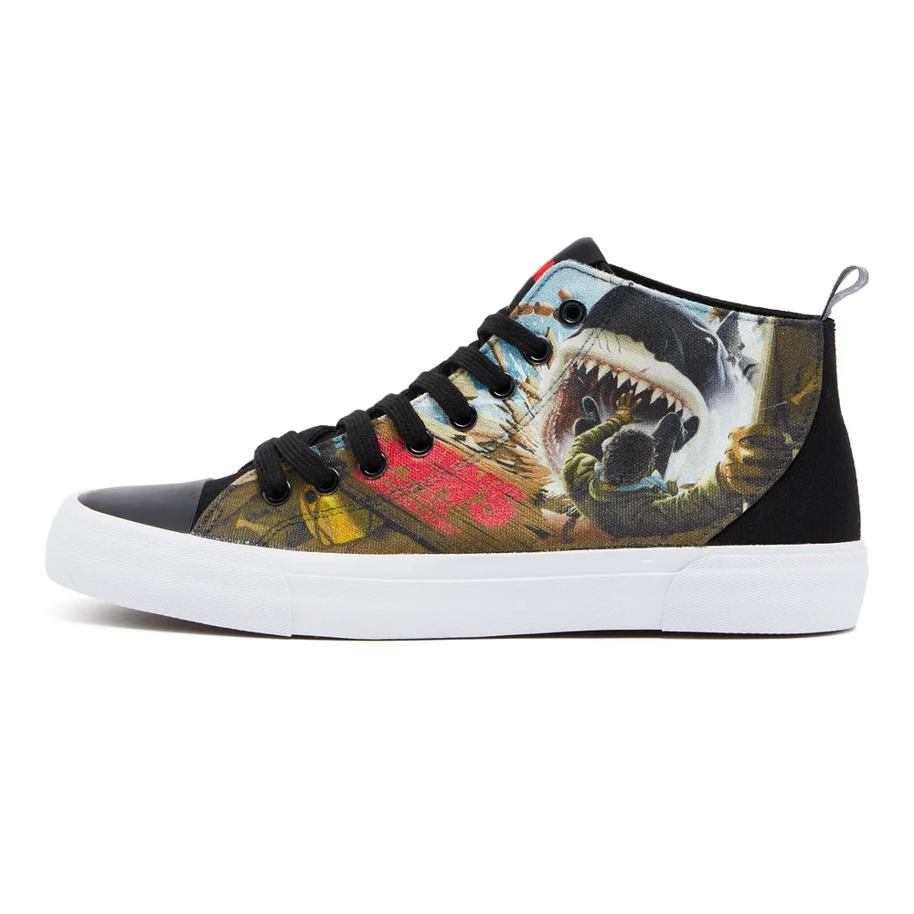 Akedo x Jaws Bigger Boat High Top - Black - UK 10 / EU 44.5 / US Men's 10.5 / US Women's 12 Afbeelding 1