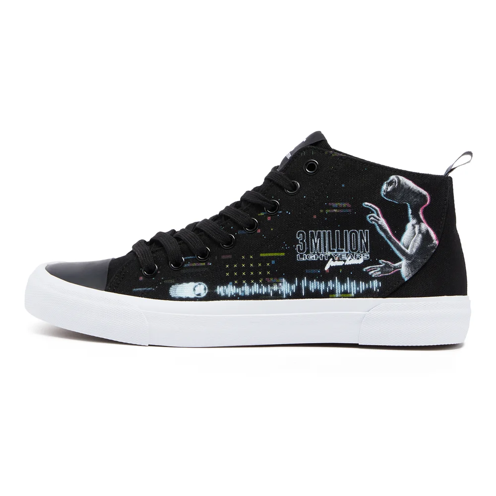 Akedo x E.T. The Extra Terrestrial Glitch High Top - Black - UK 10 / EU 44.5 / US Men's 10.5 / US Women's 12 Afbeelding 1