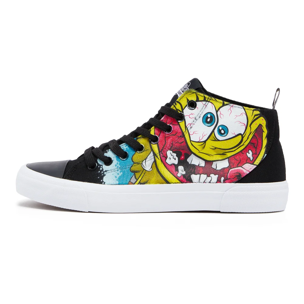 Akedo x SpongeBob SquarePants High Top - Black - UK 3 / EU 35.5 / US Men's 3.5 / Women's 5 Afbeelding 1