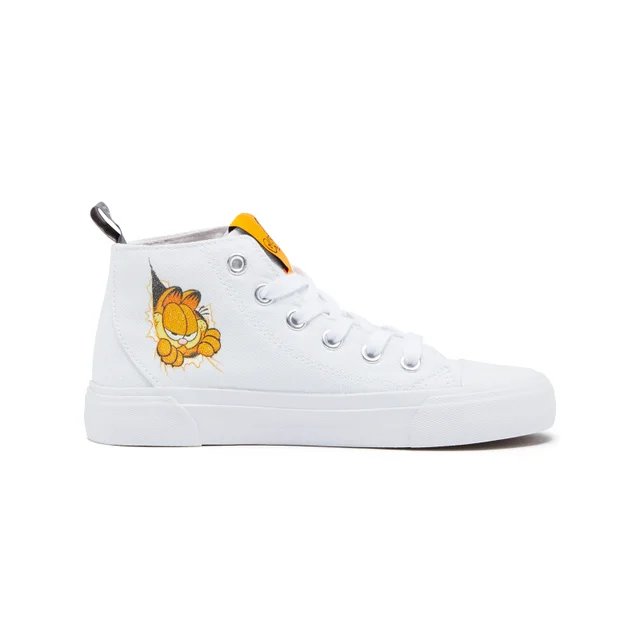 Akedo x Garfield Kids' High Top - White