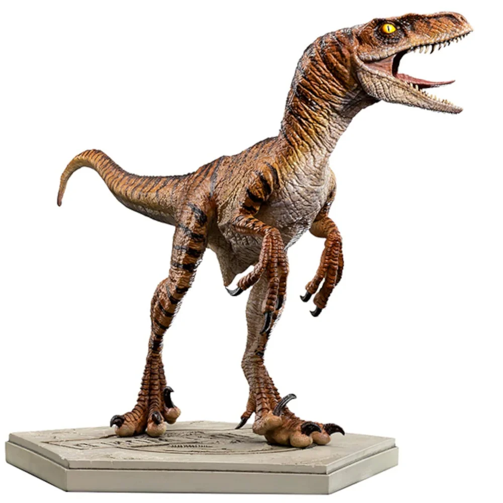 Iron Studios Jurassic Park Jurassic World Velociraptor Statue Afbeelding 1