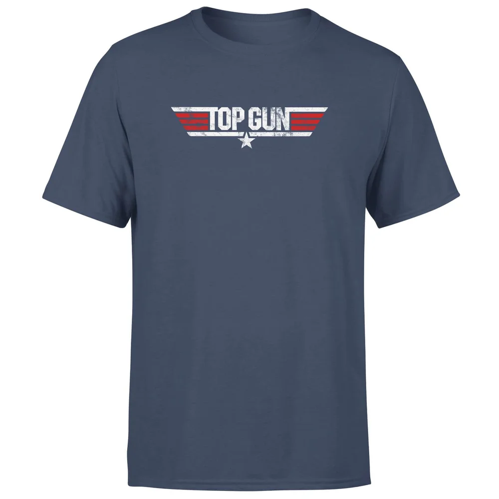 Top Gun Classic Logo Unisex T-Shirt - Navy - S Afbeelding 1