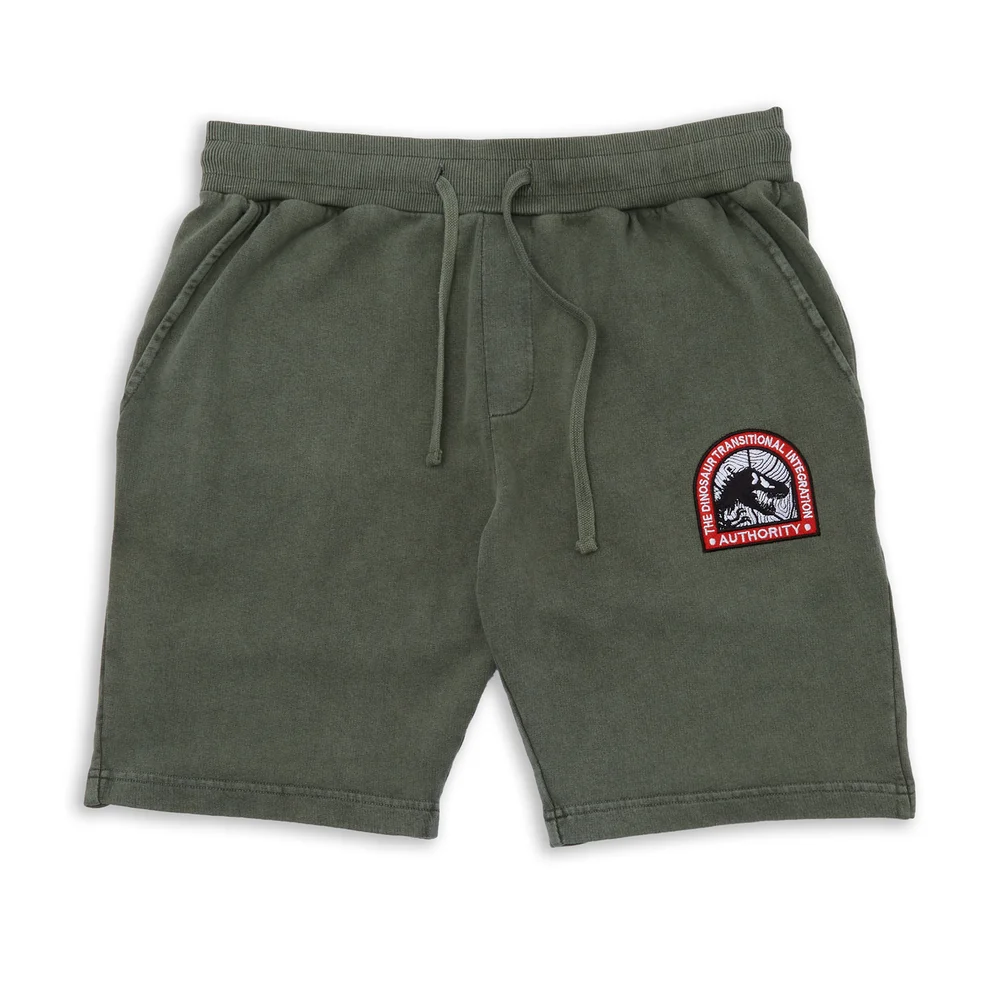 Jurassic World DTIA Ranger Embroidered Unisex Jog Shorts - Khaki - XS Afbeelding 1