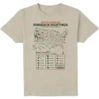 Jurassic World Dinosaur Sightings Men's T-Shirt - Cream