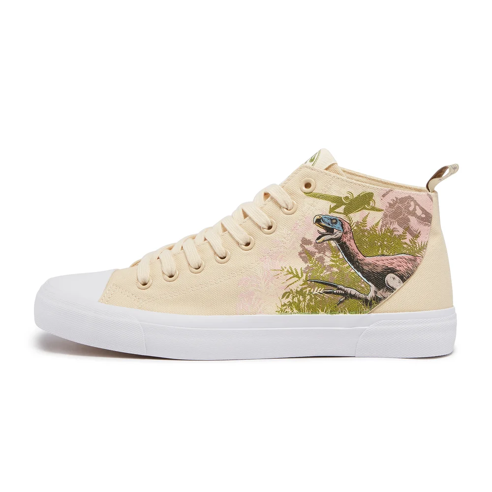 Akedo x Jurassic World Claws Out High Top - Cream - UK 5 / EU 38 / US Men's 5.5 / US Women's 7 Afbeelding 1