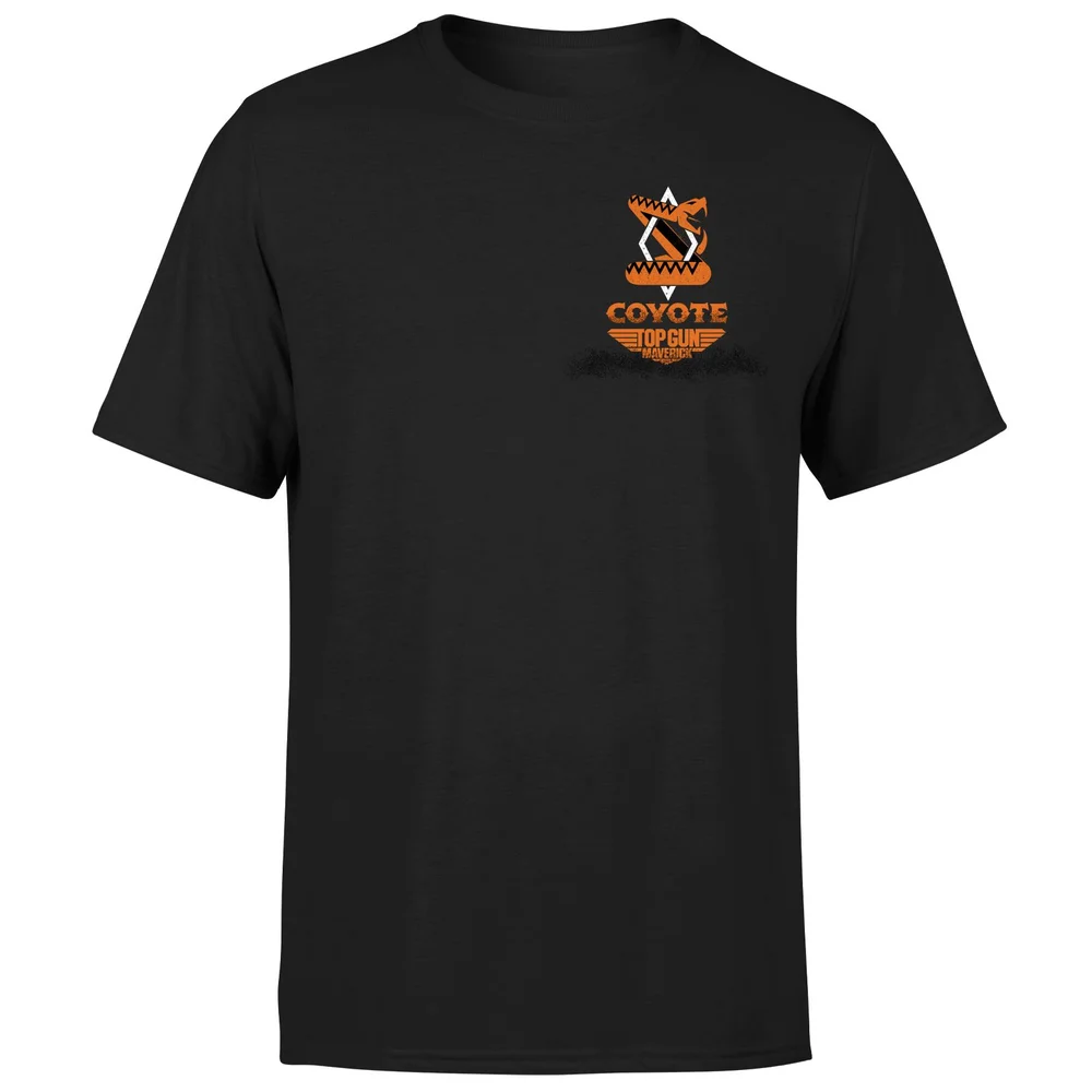 Top Gun Team Coyote Unisex T-Shirt - Black - S Afbeelding 1