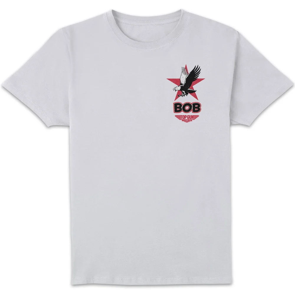 Top Gun Team Bob Unisex T-Shirt - White - S Afbeelding 1