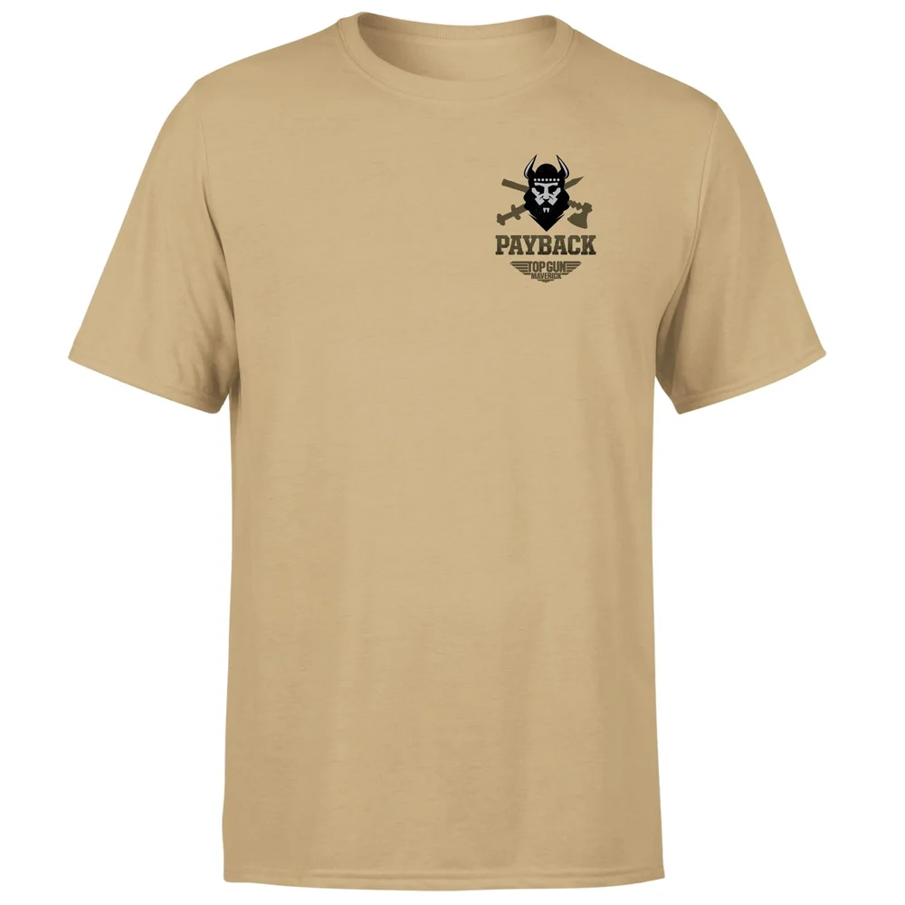 Top Gun Team Payback Unisex T-Shirt - Tan - S Afbeelding 1