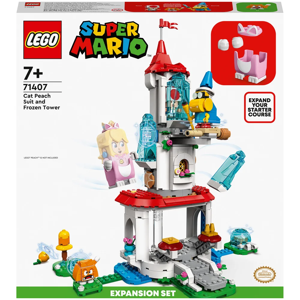 LEGO Super Mario Cat Peach Suit & Tower Expansion Set (71407) Afbeelding 1