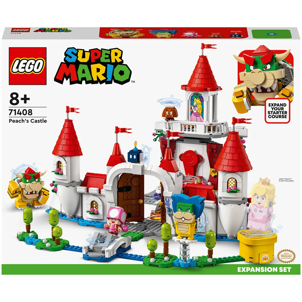 LEGO Super Mario Peach’s Castle Expansion Set Toy (71408) Afbeelding 1