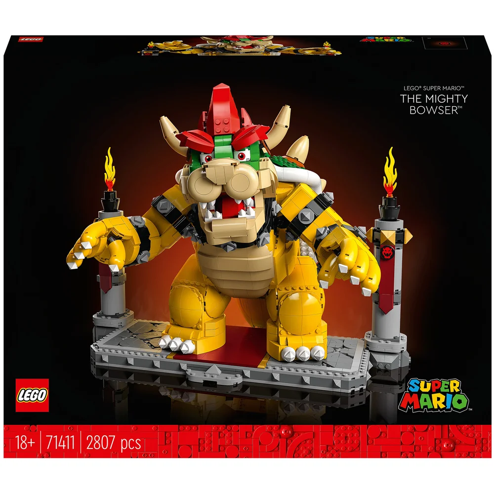 LEGO Super Mario The Mighty Bowser Collectible Figure (71411) Afbeelding 1