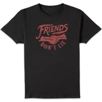 Stranger Things Friends Don't Lie Unisex T-Shirt - Zwart