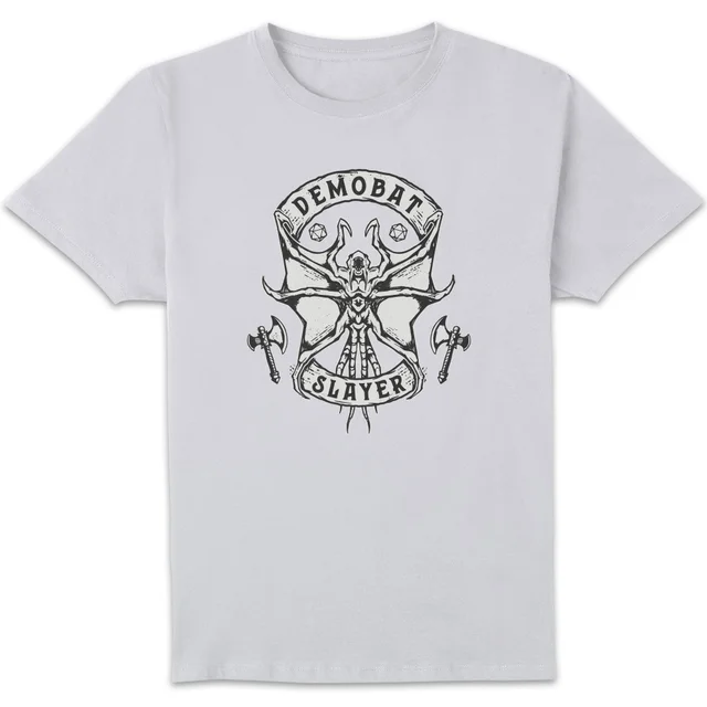 Stranger Things Demobat Slayer Unisex T-Shirt - Wit