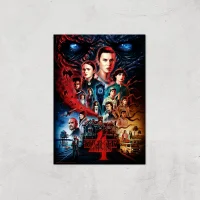 Stranger Things Composition Giclee Art Print