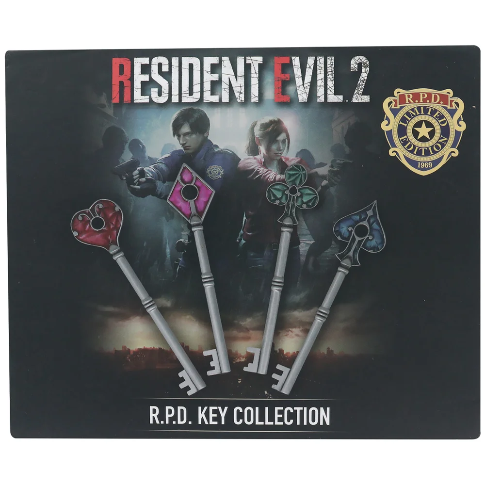 Fanattik Resident Evil 2 R.P.D Key Collection Afbeelding 1