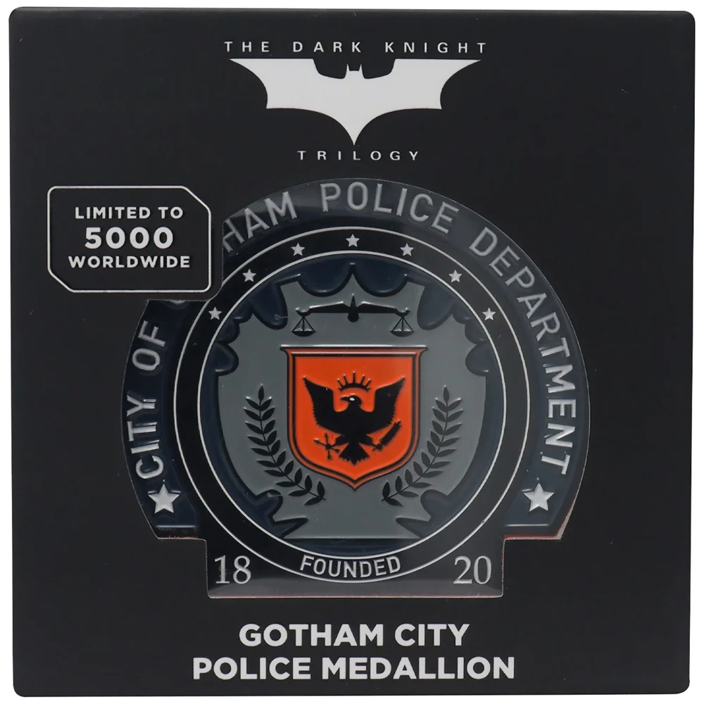 Fanattik DC Gotham City Police Badge Limited Edition Medallion Afbeelding 1