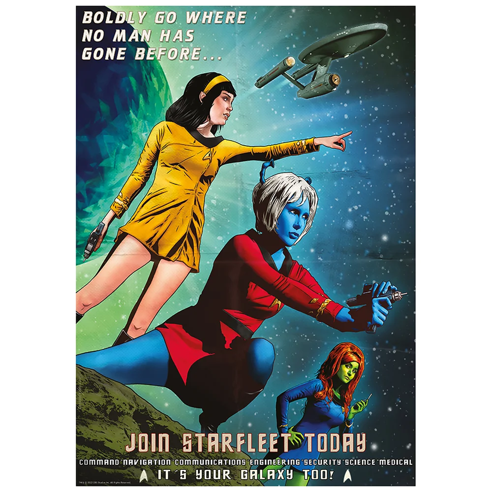 Fanattik Star Trek Limited Edition Art Print Afbeelding 1