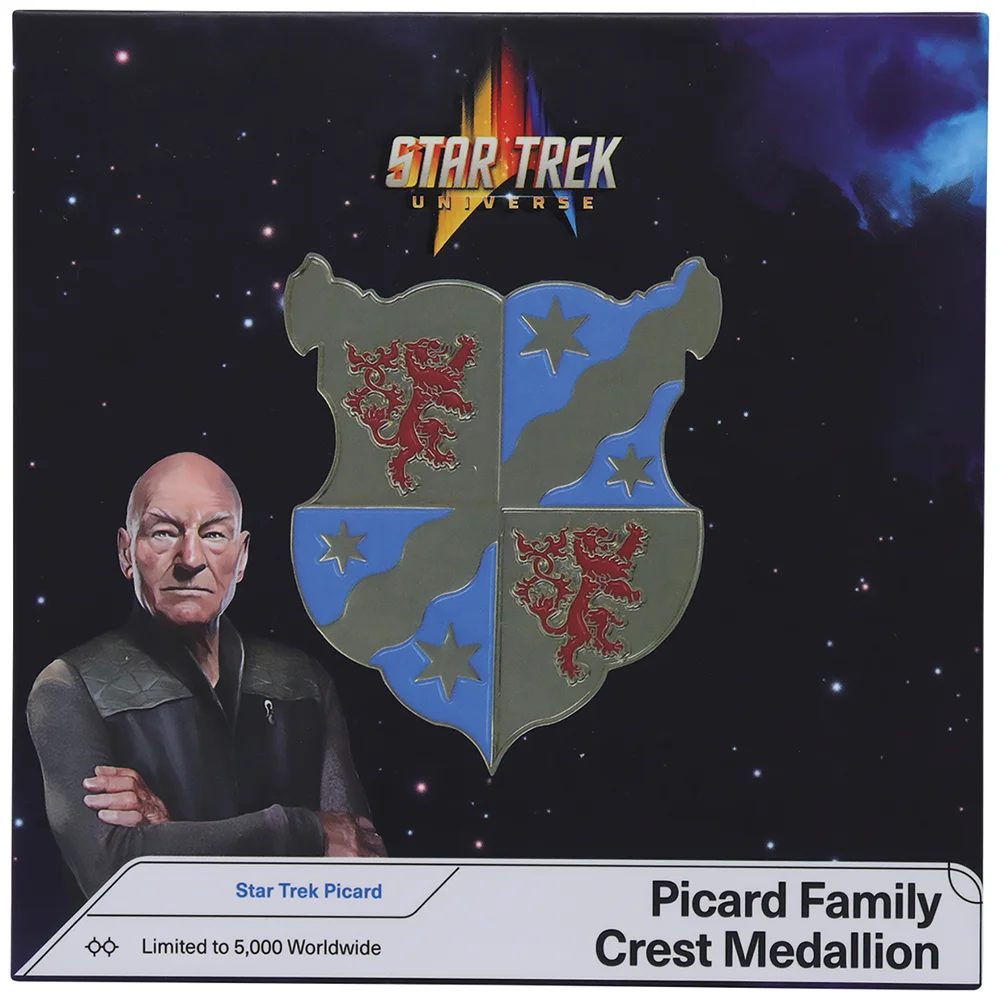 Fanattik Star Trek Picard Family Crest Limited Edition Medallion Afbeelding 1